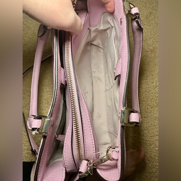 Kate Spade Lavender Leila Satchel Bag Quartz Pink - Picture 6 of 8